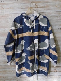 Michigan Rag Co S/M Jacket With Seagull Print