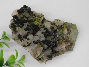 Epidote Rock Stone Lapidary Specimen