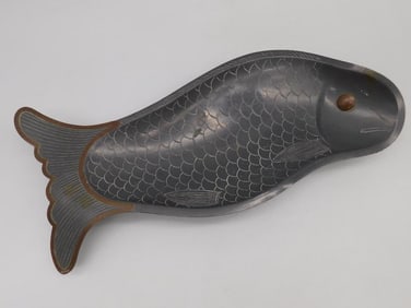 Handmade Fish-Shaped Decorative Tray From Hong Kong