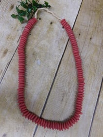 AFRICAN TRADE BEADS ROCK STONE LAPIDARY SPECIMEN