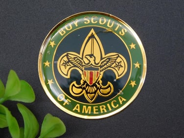 BOY SCOUTS OF AMERICA CABOCHON MEDALLION