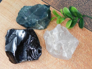 MIXED ROUGH LOT ROCK STONE LAPIDARY SPECIMEN