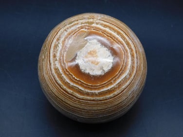 BANDED JASPER SPHERE ROCK STONE LAPIDARY SPECIMEN