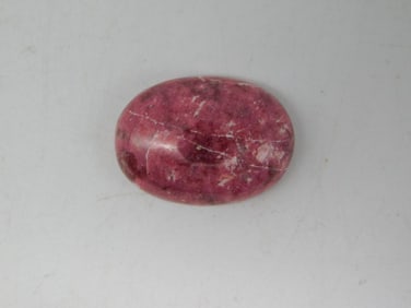 THULITE CABOCHON ROCK STONE LAPIDARY SPECIMEN