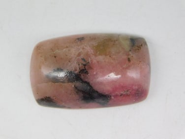 RHODONITE CABOCHON ROCK STONE LAPIDARY SPECIMEN