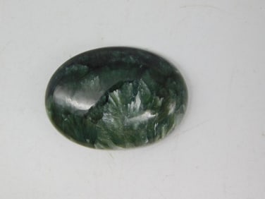 SERAPHINITE CABOCHON ROCK STONE LAPIDARY SPECIMEN