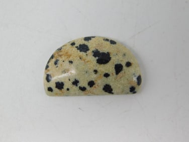 DALMATION JASPER CABOCHON ROCK STONE LAPIDARY SPECIMEN