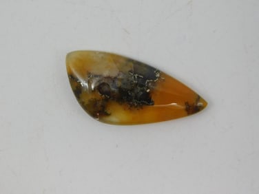 PLUME AGATE CABOCHON ROCK STONE LAPIDARY SPECIMEN