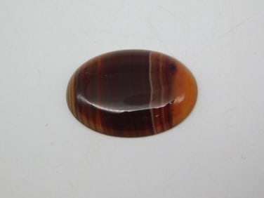 BANDED AGATE CABOCHON ROCK STONE LAPIDARY SPECIMEN