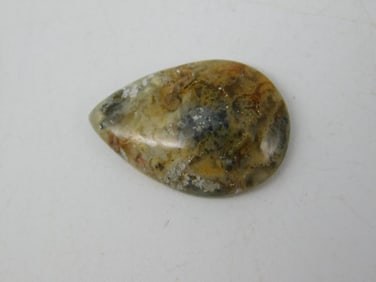 PLUME AGATE CABOCHON ROCK STONE LAPIDARY SPECIMEN