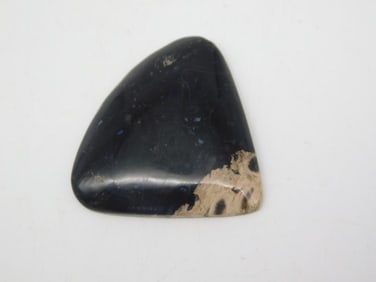 BLACK PALM WOOD CABOCHON ROCK STONE LAPIDARY SPECIMEN