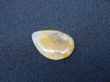 PLUME AGATE CABOCHON ROCK STONE LAPIDARY SPECIMEN