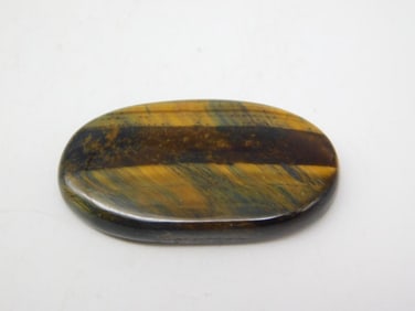 HAWK EYE CABOCHON ROCK STONE LAPIDARY SPECIMEN