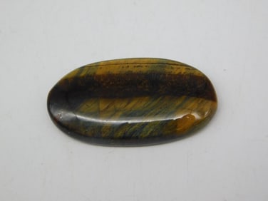 HAWK EYE CABOCHON ROCK STONE LAPIDARY SPECIMEN