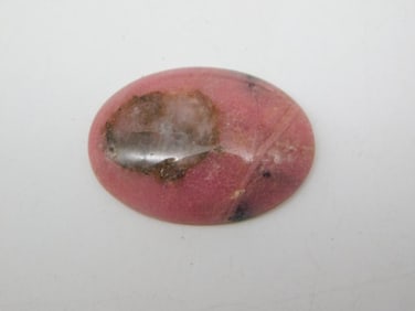 RHODONITE CABOCHON ROCK STONE LAPIDARY SPECIMEN