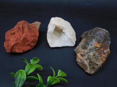 MIXED ROUGH LOT ROCK STONE LAPIDARY SPECIMEN