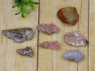 MIXED ROUGH LOT ROCK STONE LAPIDARY SPECIMEN