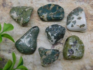 CAMOFLAGE AGATE ROCK STONE LAPIDARY SPECIMEN