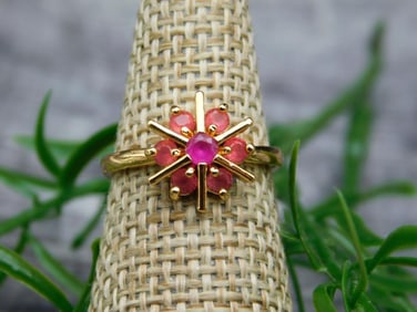 GENUINE STONE RING SIZE 5