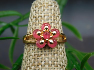 GENUINE STONE RING SIZE 4