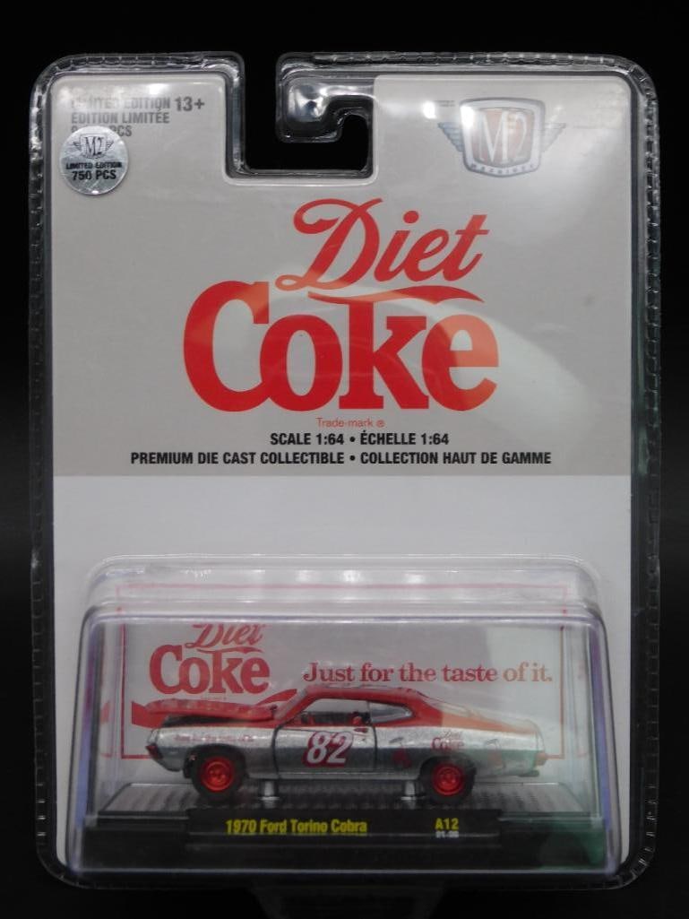 Diet Coke 1970 Ford Torino Cobra Model 1:64 Scale (1 of 2)
