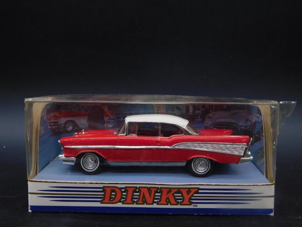 Dinky Toy Car: Red and White Chevrolet in Original Box (1 of 3)