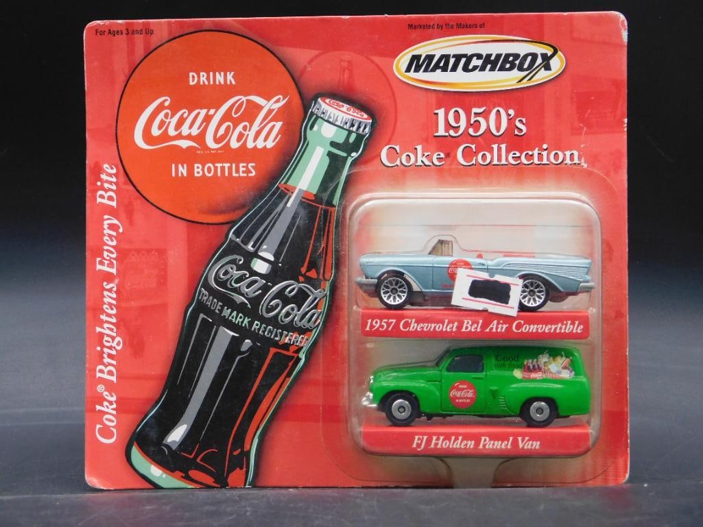 1950s Matchbox Coca-Cola Diecast Car Set (1 of 2)