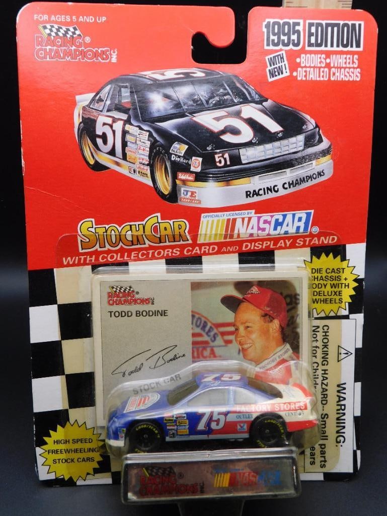 1995 Stock Car with Collectors Card ? Todd Bodine, NASCAR (1 of 2)