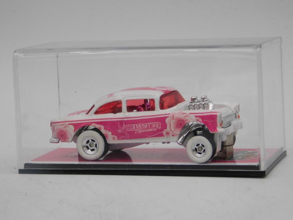 55 Chevy Bel Air Gasser Breast Cancer Awareness (1 of 4)