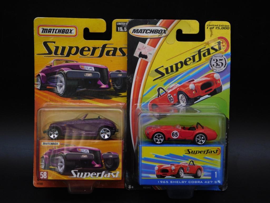 Matchbox Superfast Die-Cast Cars in Original Packaging (1 of 2)