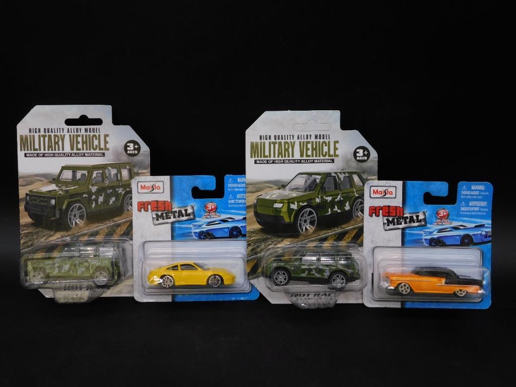 Set Of 5 Die-Cast Model Cars In Original Packaging (1 of 2)