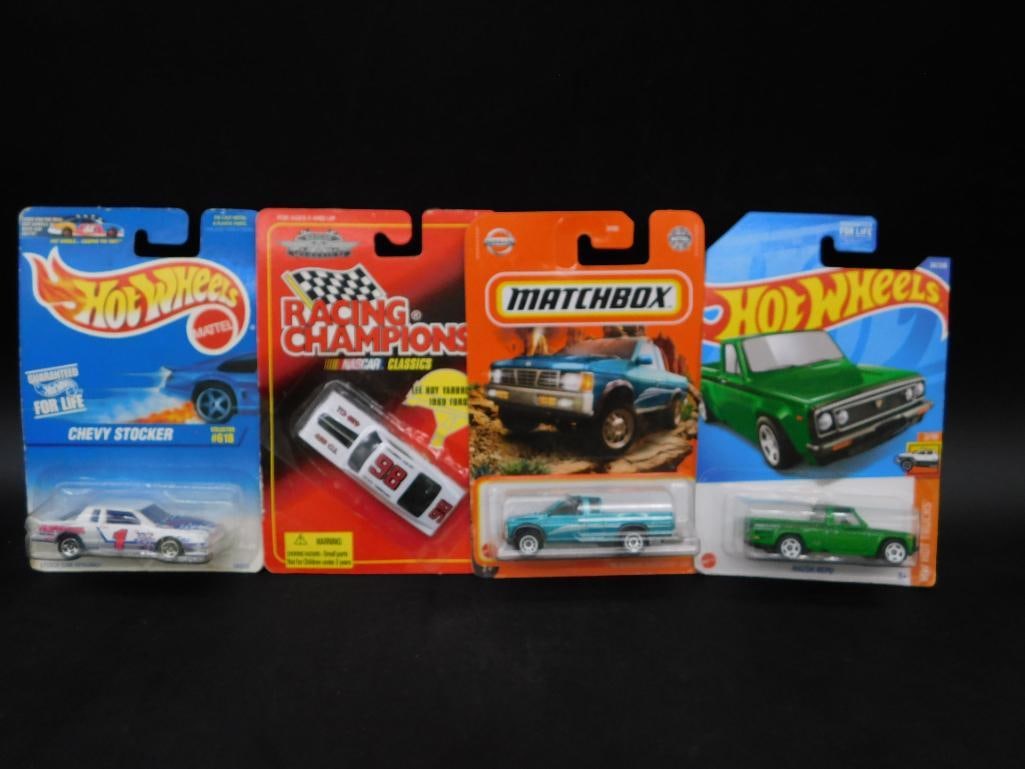 Lot of 4 Die-Cast Cars from Hot Wheels, Matchbox, and Racing Champions (1 of 2)
