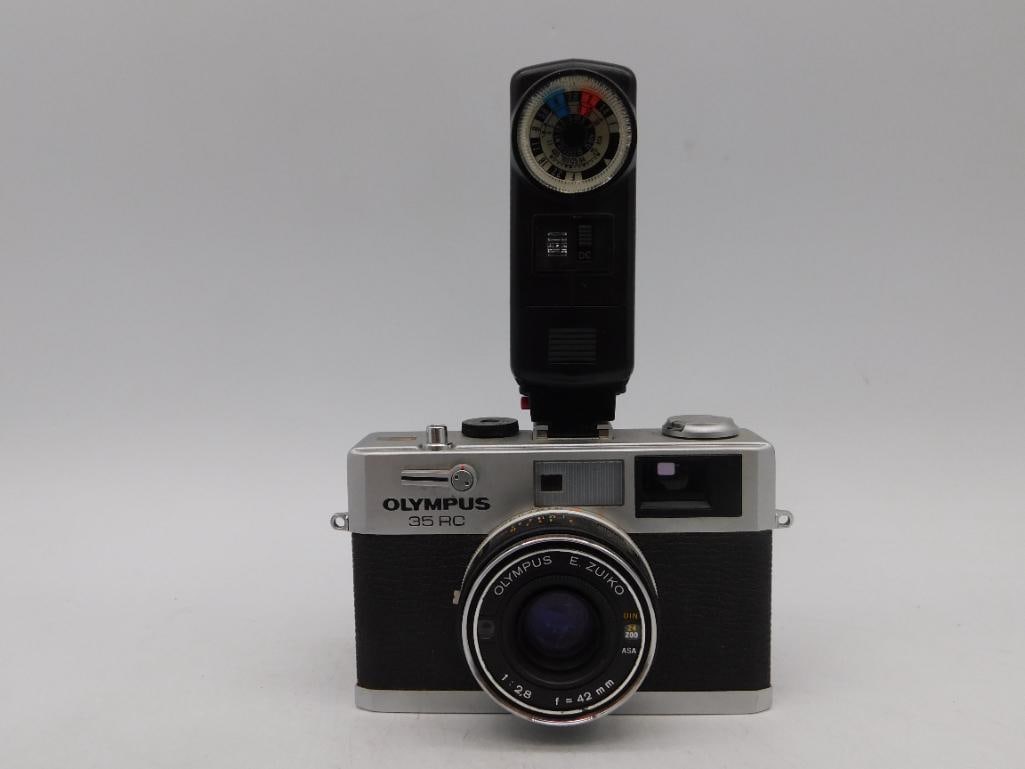 Olympus 35 RC Camera with Light Meter Attachment (1 of 4)
