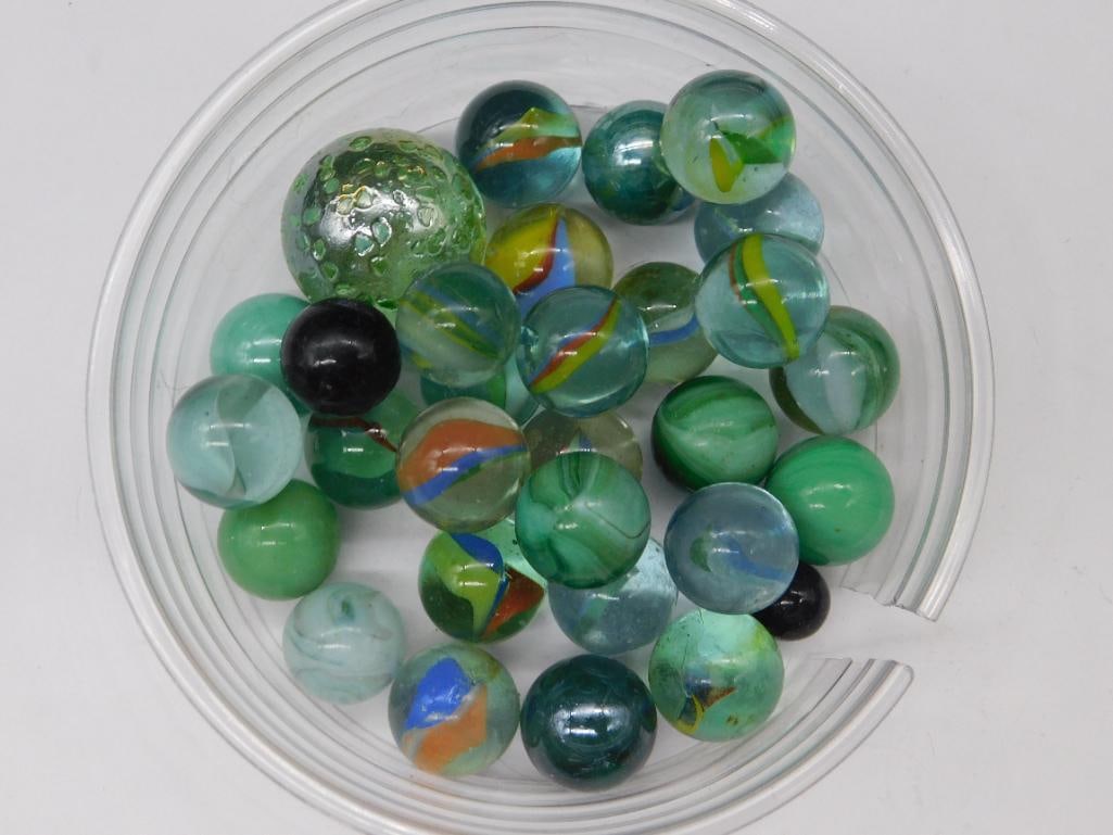 VINTAGE GLASS MARBLES: WELCOME TO HATMAN AUCTIONS! SPECIAL NOTICE: Please see photos for measurements and descriptions. ***Yes, we have in house shipping with MANY REPEAT CUSTOMERS because of our streamlined service. ****We