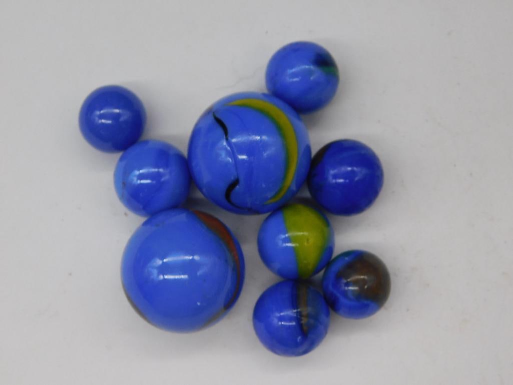 VINTAGE GLASS MARBLES: WELCOME TO HATMAN AUCTIONS! SPECIAL NOTICE: Please see photos for measurements and descriptions. ***Yes, we have in house shipping with MANY REPEAT CUSTOMERS because of our streamlined service. ****We