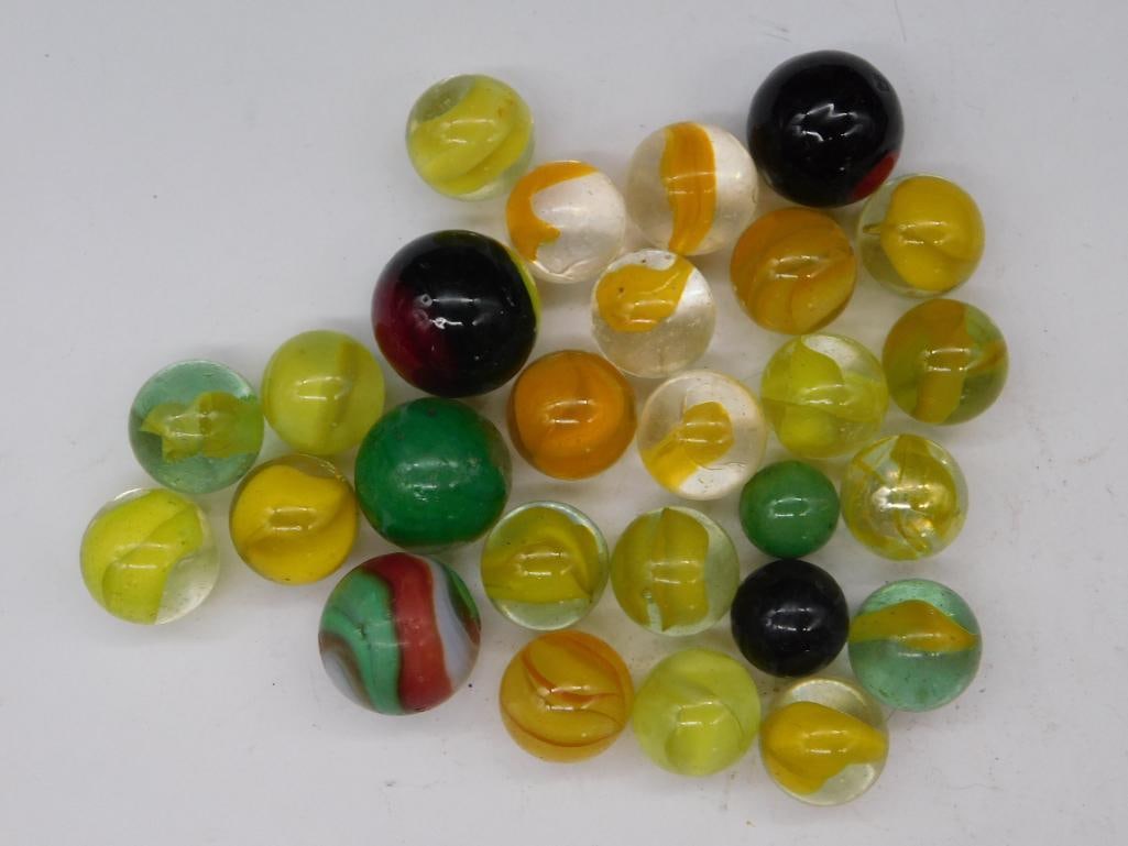 VINTAGE GLASS MARBLES: WELCOME TO HATMAN AUCTIONS! SPECIAL NOTICE: Please see photos for measurements and descriptions. ***Yes, we have in house shipping with MANY REPEAT CUSTOMERS because of our streamlined service. ****We