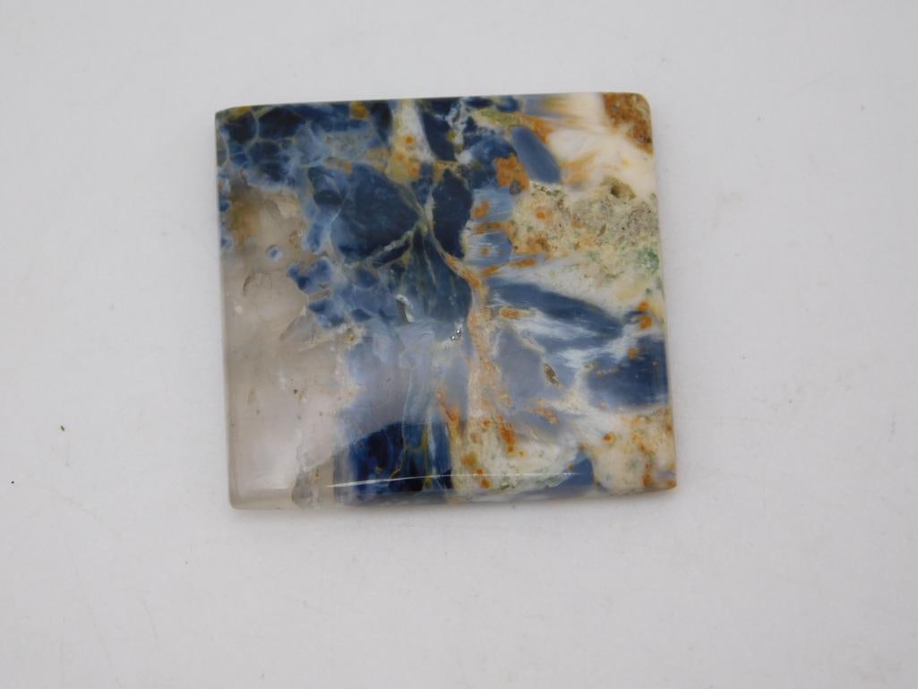 SODALITE CABOCHON ROCK STONE LAPIDARY SPECIMEN: SODALITE CABOCHON ROCK STONE LAPIDARY SPECIMEN