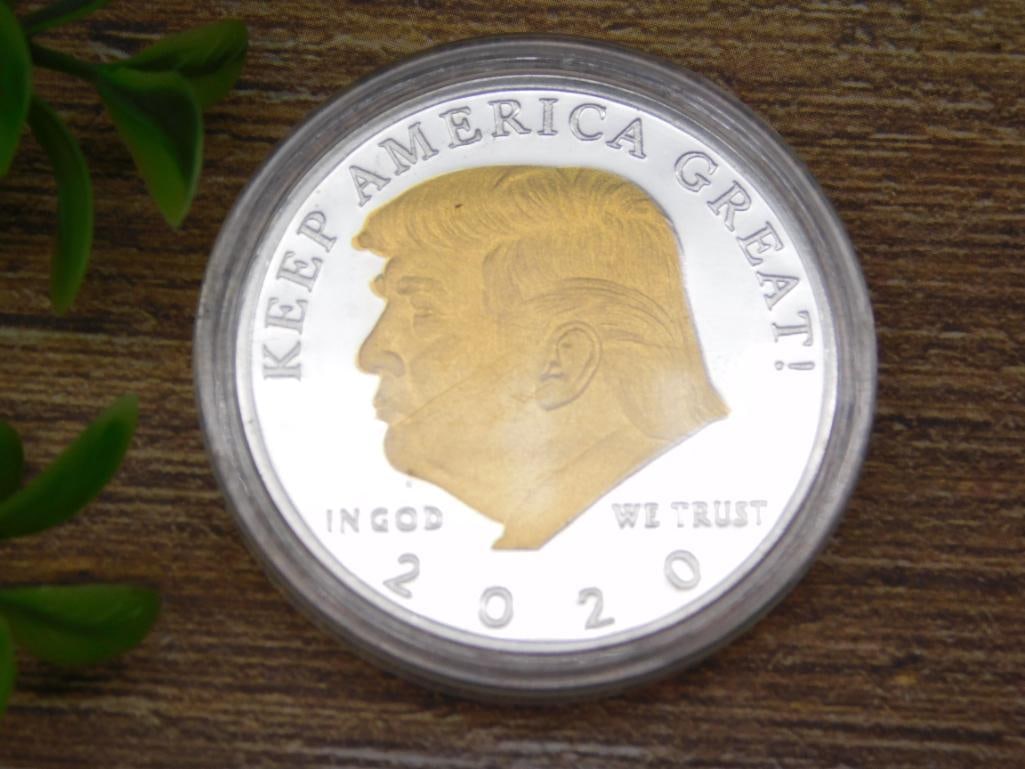 2020 DONALD TRUMP KEEP AMERICA GREAT COIN: 2020 DONALD TRUMP KEEP AMERICA GREAT COIN