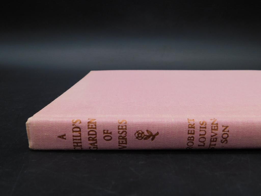A Child?s Garden of Verses BOOK by Robert Louis Stevenson: Hardcover edition of 'A Child's Garden of Verses' by Robert Louis Stevenson, illustrated by Jessie Willcox Smith. Published by Charles Scribner's Sons. Includes a collection of poems with illustration