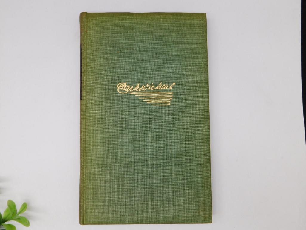 First Edition of ?The Life of Our Lord? Book by Charles Dickens: - First edition of "The Life of Our Lord" written by Charles Dickens, published in 1934 by Simon and Schuster, New York. | - Hardcover bound in green fabric with the author?s gilt signature embossed o