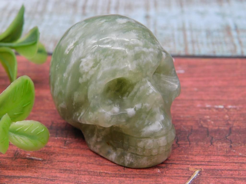 STONE SKULL ROCK STONE LAPIDARY SPECIMEN: STONE SKULL ROCK STONE LAPIDARY SPECIMEN