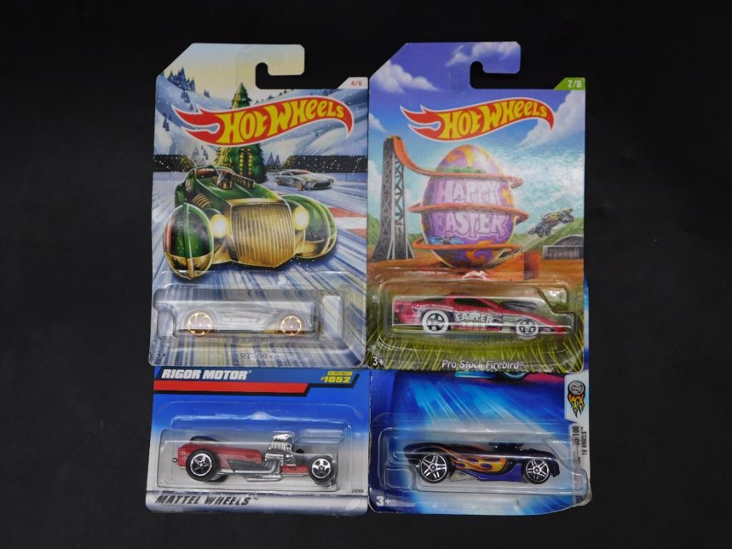 Set of 4 Hot Wheels Collectible Cars in Original Packaging (1 of 2)