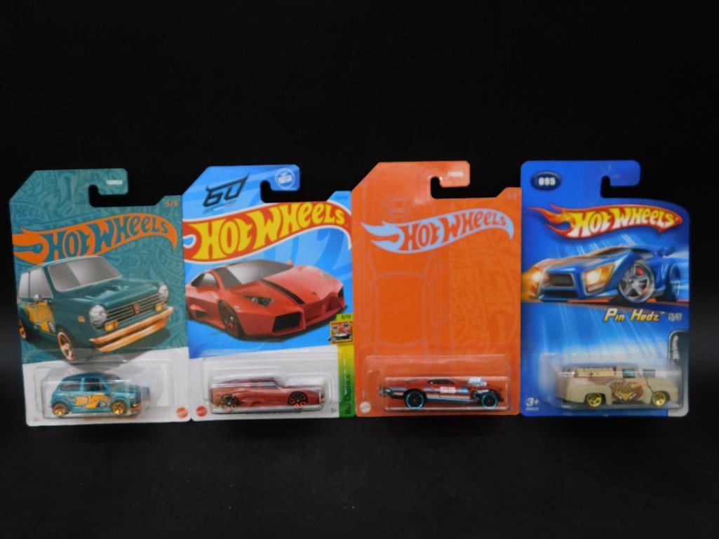 Set of 4 Hot Wheels Die-Cast Cars in Original Packaging (1 of 3)