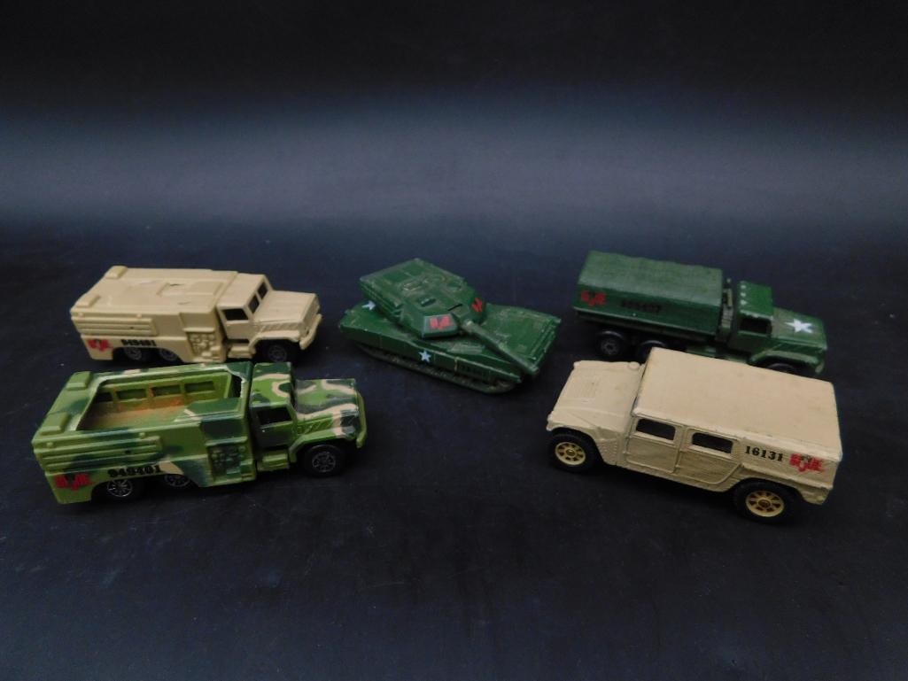 Lot of Five Die-Cast Military Vehicles by Maisto (1 of 5)