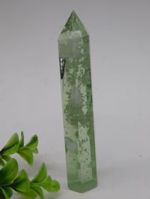 Prehnite Tower Rock Stone Lapidary Specimen