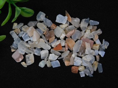 12 Grams of Rainbow Moonstone Gemstones ROCK STONE LAPIDARY SPECIMEN