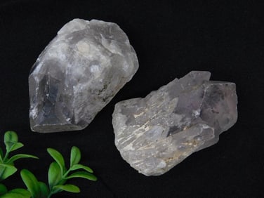 Two Natural Quartz Crystal Specimens ROCK STONE LAPIDARY SPECIMEN