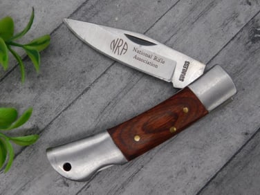 NRA NATIONAL RIFLE ASSOCIATION FOLDING POCKET KNIFE
