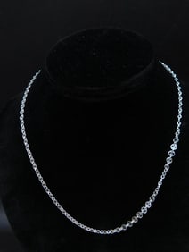 ITALIAN STERLING SILVER CHAIN NECKLACE