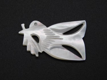 CARVED DOVE OLIVE BRANCH VINTAGE ANTIQUE